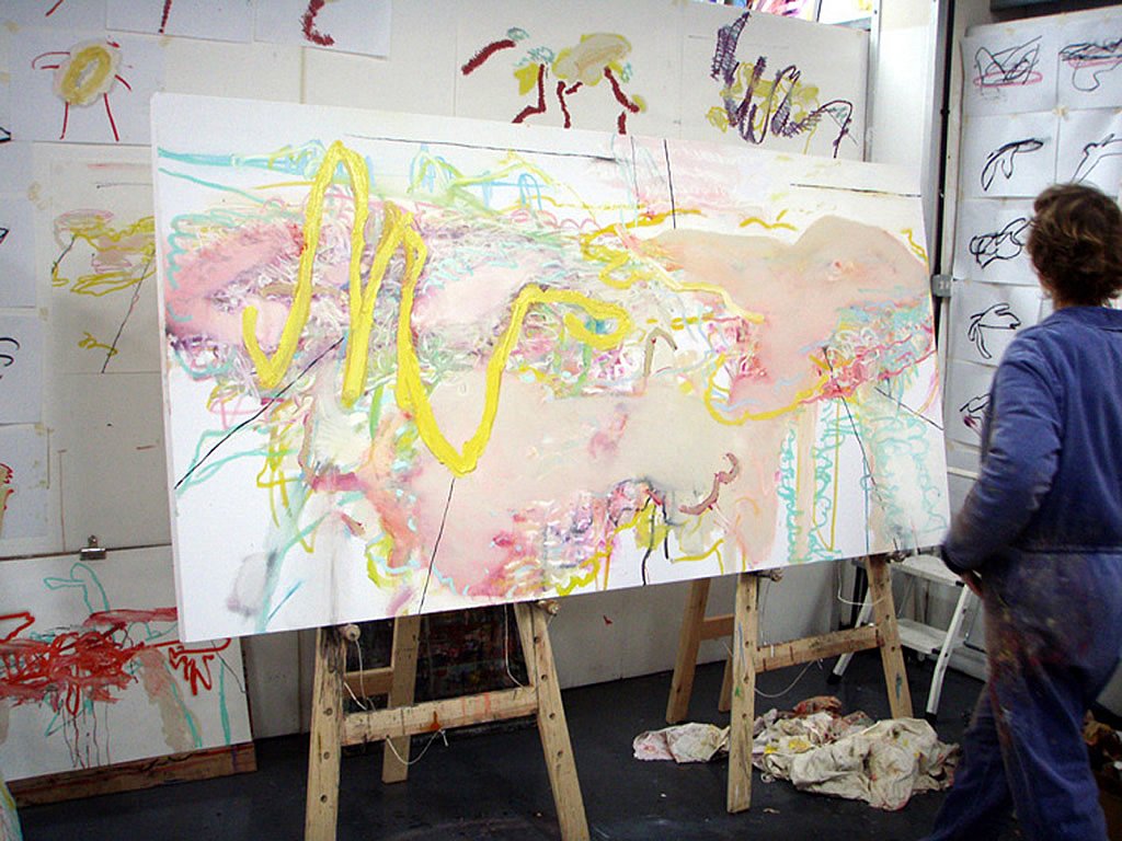 Poolside 1 Echo Electric in progress 2011 - Electric Scribble