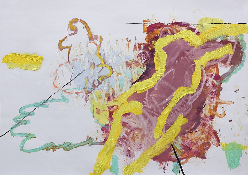Yellow Dive - Electric Scribble